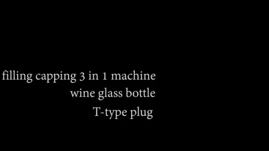 Linha de embalagem de enchimento automático de vinho tinto