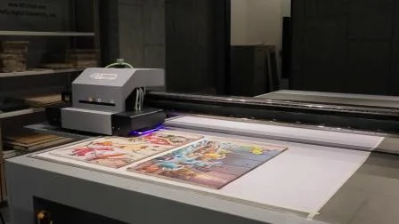 China Fabricante de impressora LED impressora a jato de tinta UV de mesa 2,5 metros Dx5 máquina de impressão UV